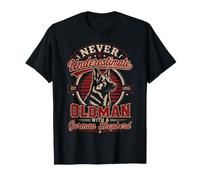 Dogs Grandpa Never Underestimate an Old MAN German Shepherd T-Shirt