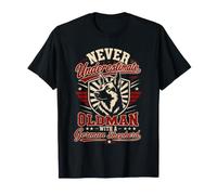 Dogs Grandpa Never Underestimate an Old MAN German Shepherd T-Shirt