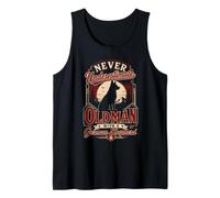 Dogs Grandpa Never Underestimate an Old MAN German Shepherd Tank Top