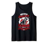 Dogs Grandpa Never Underestimate an Old MAN German Shepherd Tank Top