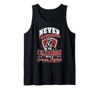 Dogs Grandpa Never Underestimate an Old MAN German Shepherd Tank Top