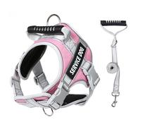 Dogs Harness And Leash Reflective Dog For Large Adjustable Lead No Pull Dog Vest Walking And Set