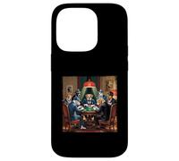 Dogs In Suits Playing Poker Mafia Style Vibes Dog Gambling Case for iPhone 14 Pro
