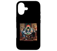 Dogs In Suits Playing Poker Mafia Style Vibes Dog Gambling Case for iPhone 17