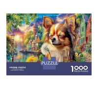 Dogs in Sweaters in Town 1000 Pieces Jigsaw Puzzles for Adults Urban Pet Educational Games Birthday Gifts for Women And Man Art Colorful DIY Craft Creative Hobby 70x50cm/1000pcs