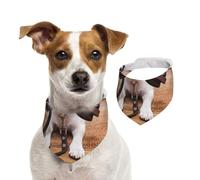 Dogs Jack Russell Terrier Animals,Pet Bib Scarf Cats Dog Bandana Dogs Towel Bib Adjustable Pet Scarf,S