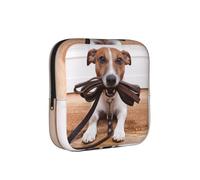 Dogs Jack Russell Terrier Animals, Sanitary Pad Storage Bag, Pad Holder Bag with Zipper, Change Purse