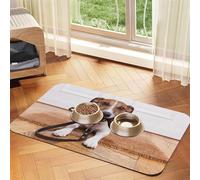 Dogs Jack Russell Terrier Animals,Waterproof Pet Feeding Mat,PU Leather Placemats for Cat Dog Water Bowl,Food Mats,30x45cm