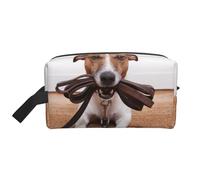 Dogs Jack Russell Terrier AnimalsMakeup Trave Bag for Women,Cosmetic Large Capacity Organizer