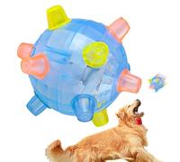 Dogs Jumping the Activation Ball - Doggs Jumpingg Activationn, Interactive Bounce Toy | Motion Activated LED Lights Durable Automatic Rolling Design, Coin Game