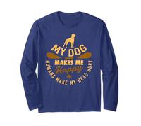 Dogs Lift My Mood While Humans Drain My Brain Long Sleeve T-Shirt