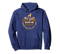 Dogs Lift My Mood While Humans Drain My Brain Pullover Hoodie