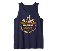 Dogs Lift My Mood While Humans Drain My Brain Tank Top