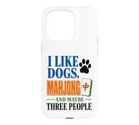 Dogs Mahjong & My Favorite Humans Case for iPhone 15 Pro