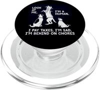 Dogs Mocking Humans Laughing At Our Problems Humor PopSockets PopGrip for MagSafe