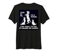 Dogs Mocking Humans Laughing at Our Problems Humor Premium T-Shirt