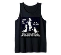 Dogs Mocking Humans Laughing at Our Problems Humor Tank Top