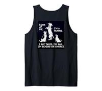 Dogs Mocking Humans Laughing at Our Problems Humor Tank Top