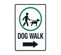 Dogs Must Be On Leash And Under Control At All Times Owner Remove Defecation Sign Warning Retro Aluminum Metal Tin 8x12 Inch
