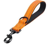 Dogs Nylon Leashes 360°Rotation Reflective Leash Traction Rope Pet Chain(Orange,S 2.5x30 CM)