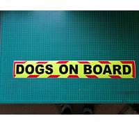 DOGS ON BOARD Magnets Magnetic Sign Trailer K9 UNIT Chevron sticker 620mm x1