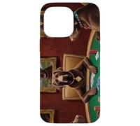 Dogs Playing Poker Chocolate Lab Labs Labrador Labradors Dog Case for iPhone 14 Pro Max