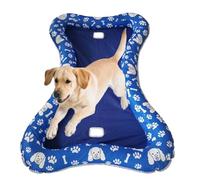 Dogs Pool Float - Inflatable Dog Floats For Pool | Pet Floating Mat | Pet Water Bed With Inflatable Design For Swimming Lake Beach Bath Tub Outdoor Activity Animal Fun Backyard Outside Areas
