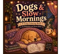 Dogs & Slow Mornings: A Cozy Coloring Book for Relaxation and Stress Relief