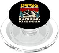 Dogs Solve Most Of My Problems Kayaking Solves The Rest PopSockets PopGrip for MagSafe