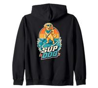 Dogs SUP Paddleboard stand-up paddles board Supboard Zip Hoodie