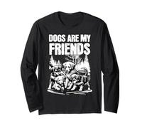 Dogs Teach Me What Friendship Means | Loyalty and Patience Long Sleeve T-Shirt