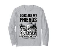 Dogs Teach Me What Friendship Means | Loyalty and Patience Long Sleeve T-Shirt
