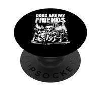 Dogs Teach Me What Friendship Means | Loyalty and Patience PopSockets Adhesive PopGrip