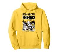 Dogs Teach Me What Friendship Means | Loyalty and Patience Pullover Hoodie