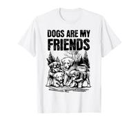Dogs Teach Me What Friendship Means | Loyalty and Patience T-Shirt