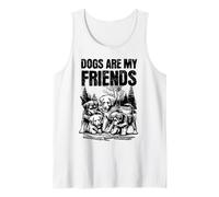 Dogs Teach Me What Friendship Means | Loyalty and Patience Tank Top