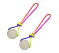 Dogs Training Interactively Educational Toy Flashing Elastics Ball Glowing Ball for Teething Puppies and Active Reflective Chewing Heavy Type Puppy Teething Promotes Dentals Health and Mental