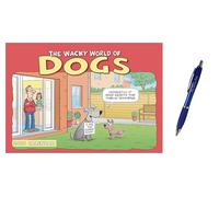 Dogs, Wacky World A4 Calendar 2026 + EXCLUSIVE LIMITED EDITION PEN