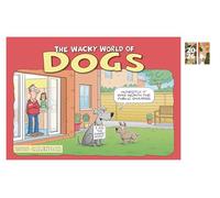 Dogs, Wacky World A4 Calendar 2026 + FSC ECO-FRIENDLY DIARY