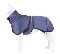 Dogs Warm Coat for Outdoor Activity with Padded, Navy blue XXL | Windproof Puppy Jumpsuits with Traction Hook, 2-Legs Coat Padded Jackets for Outdoor Activities