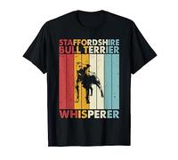 Dogs Whisperer - Staffy Vintage Staffordshire Bull Terrier T-Shirt