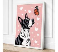 Dog's Wonder Modern Canvas Wall Art Print 24x16 Inch (61 x 41 cm)