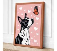 Dog's Wonder Modern Canvas Wall Art Print 30x20 Inch (76 x 51 cm)
