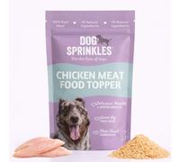DogSprinkles Natural Chicken Meat Food Topper for Dogs | Real Meat, Human-Grade | 100+ Servings