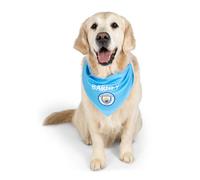 Dogsy Official Personalised Man City Dog Bandana | Manchester City Gifts For Dogs | Football Dog Accessories | Licensed Merchandise | Bandana (Small)