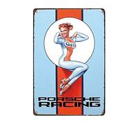 DOGT Metal Tin Sign Gulf Racing Bar Pub Home Vintage Retro Poster Cafe Art TIN SIGN 7.8X11.8 INCH