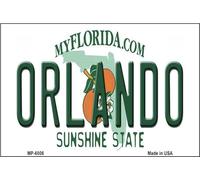DOGT Orlando Florida Novelty Metal License Plate Size: Approx. 20 * 30cm/ 7.8 * 11.8 inch(L * W)