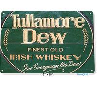 DOGT TIN Sign Tullamore Dew Irish Whiskey Brew Beer Liquor Bar Pub Vintage TIN SIGN 7.8 * 11.8 inch(L * W)