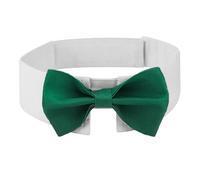DOGTACT Elegant Dog Bow Tie - Cute Tuxedo Bowtie with Adjustable White Collar for Formal Pets - Perfect for Valentines, Weddings, and Birthdays