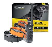 Dogtra 3502X Long Range IPX9K Waterproof 1.5-Mile 2-Dog Expandable DUAL DIAL Remote Dog Training E-Collar for Professionals Competition and Working Dog Trainers